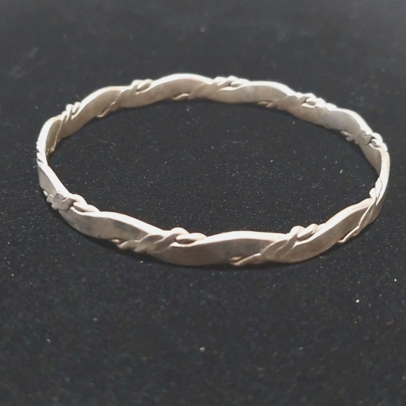 Vintage 925 Silver Bracelet .Mexico .Just a little Tarnishing - Picture 1 of 6